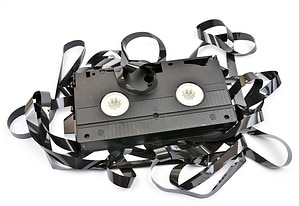 Kaputte VHS-Kassette