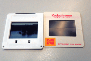 Diapositive de format classieque et diapositive Kodachrome 
