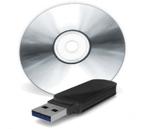 MEDIAFIX-Speichermedien DVD und USB-Stick